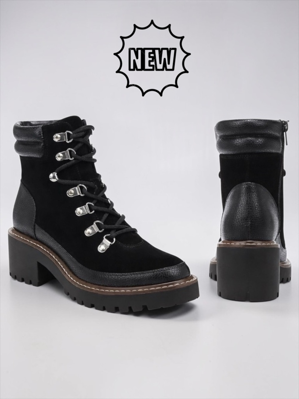 Giani Bernini Women's Black Combat Boots